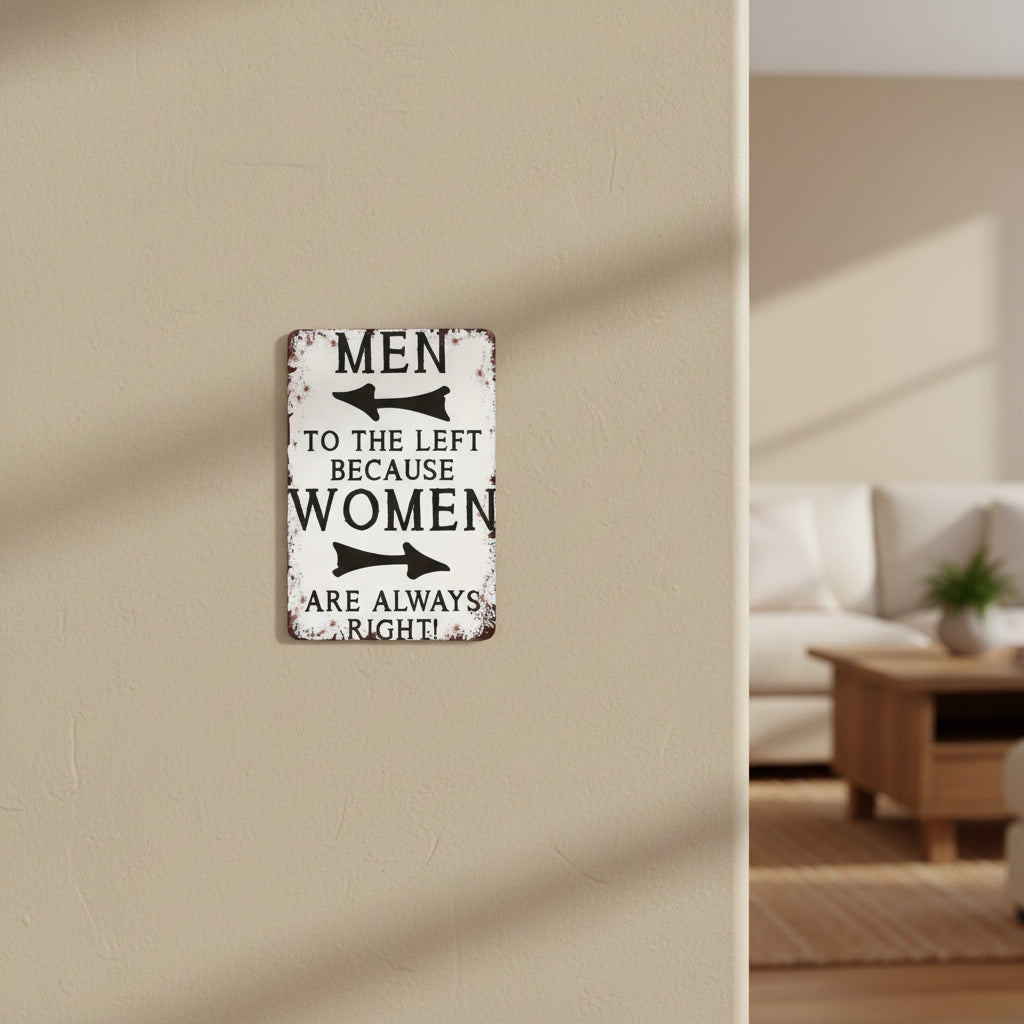 Κρεμαστή μεταλλική πινακίδα