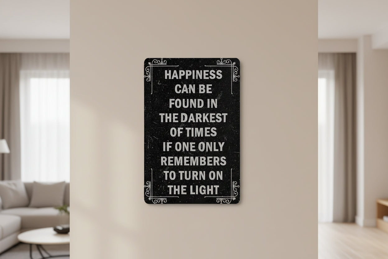 Κρεμαστή μεταλλική πινακίδα