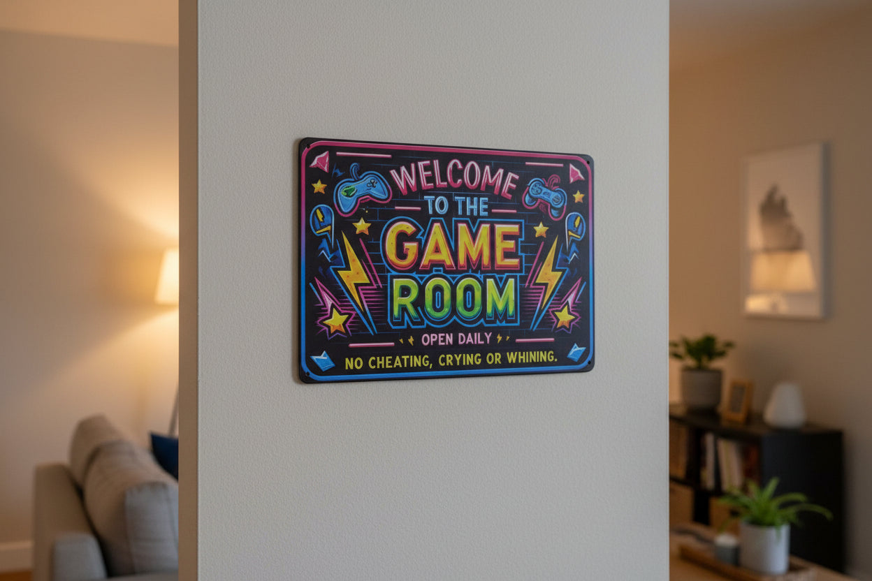 Κρεμαστή μεταλλική πινακίδα