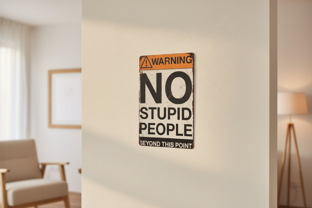 Κρεμαστή μεταλλική πινακίδα