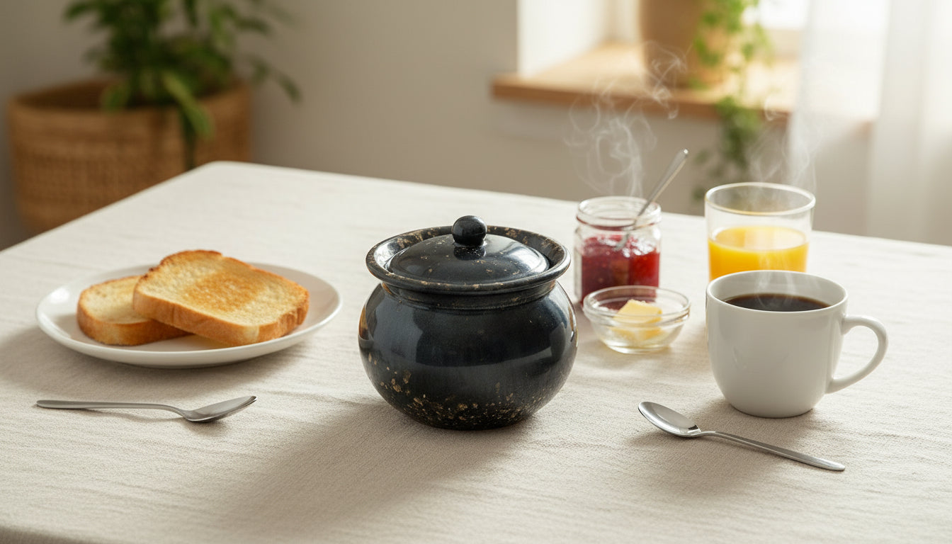 Μπολ με καπάκι από υγρό γυαλί