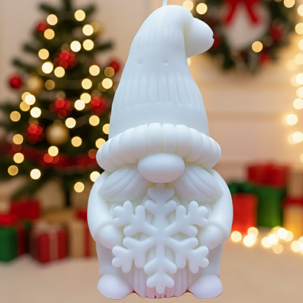 Χριστουγεννιάτικο κερί gnome