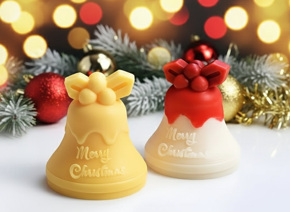 Χριστουγεννιάτικο κερί καμπανούλα