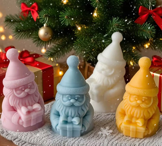 Χριστουγεννιάτικο κερί Άγιος Βασίλης