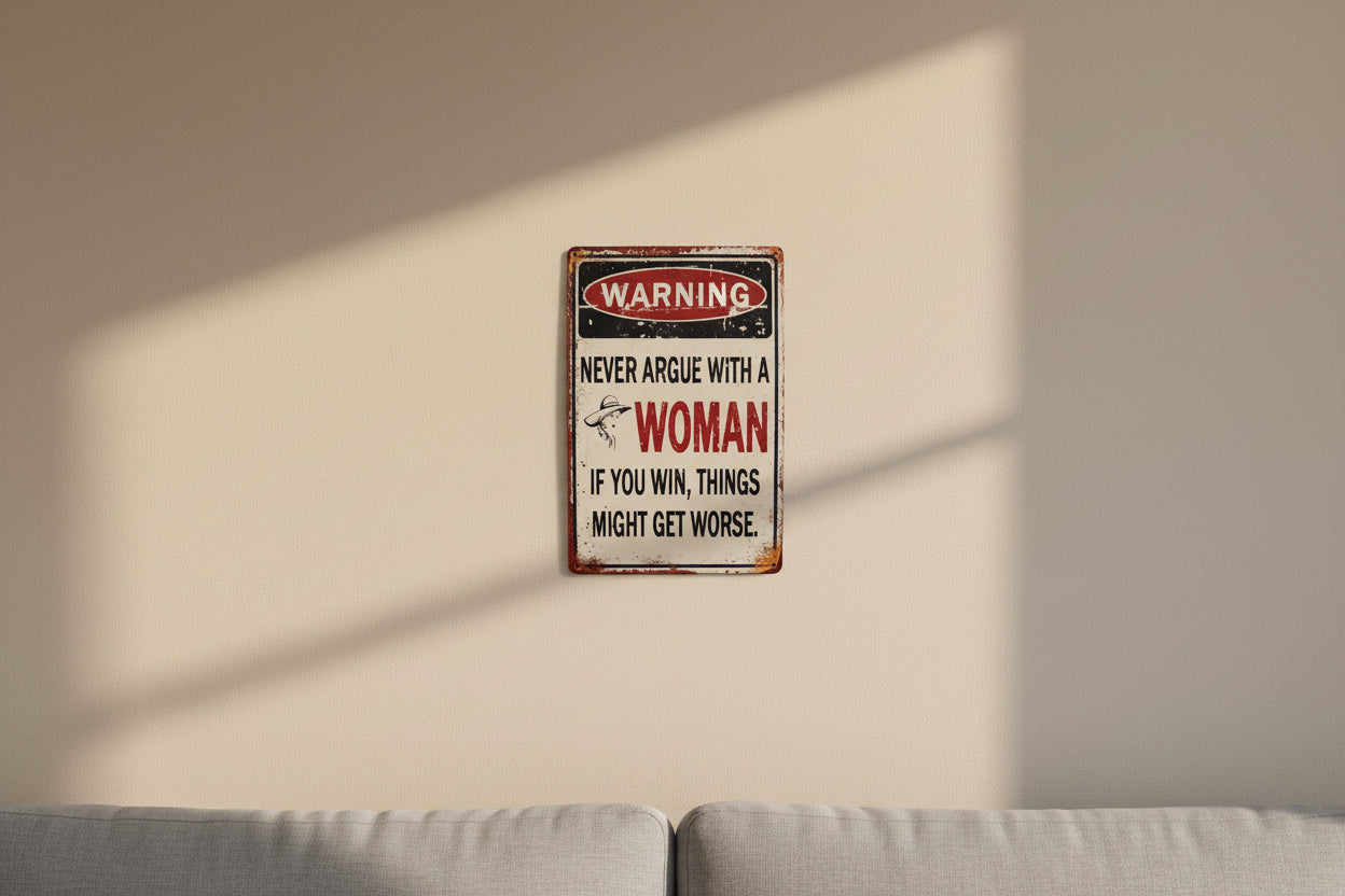 Κρεμαστή μεταλλική πινακίδα