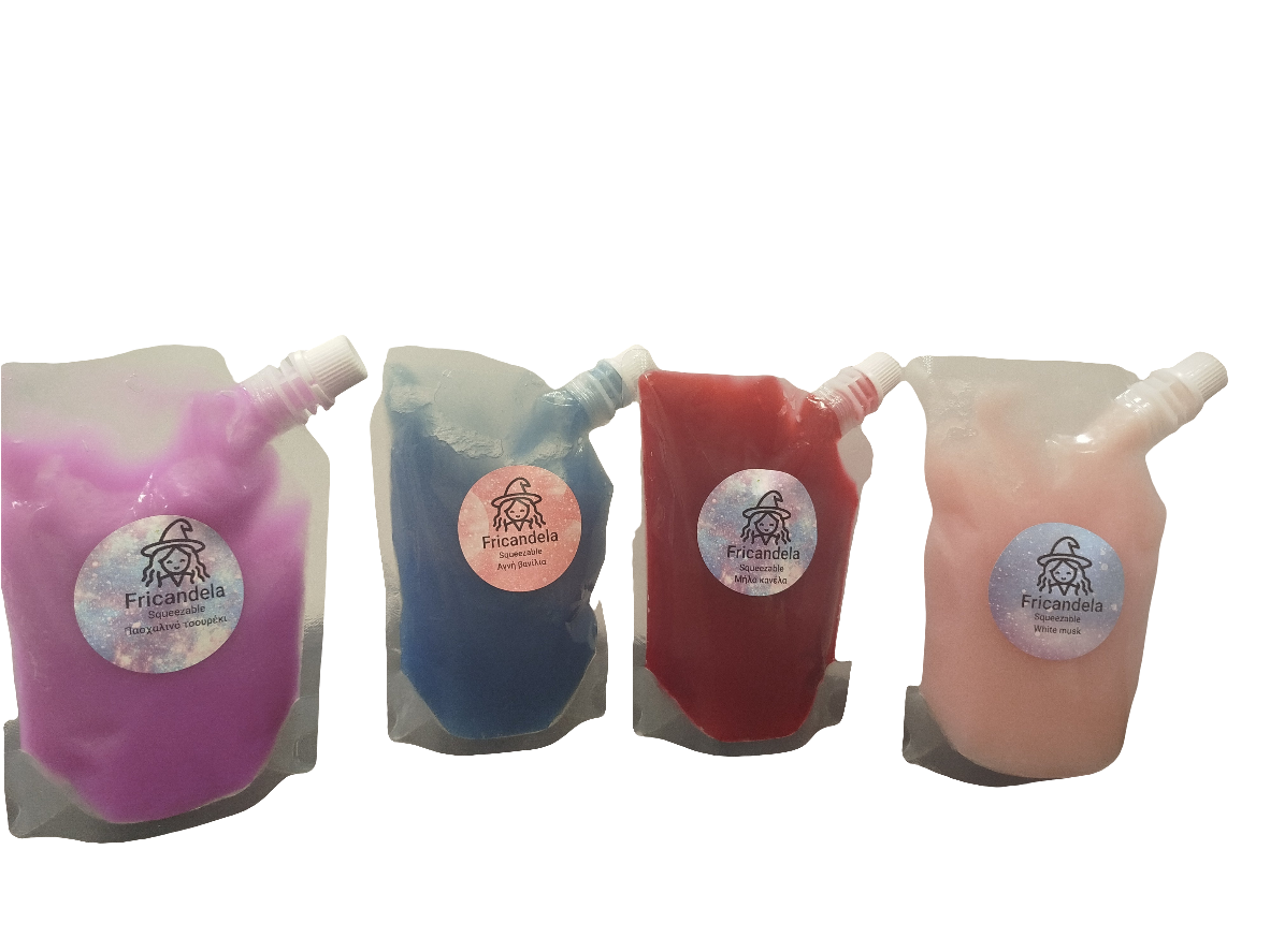 Squeezable wax